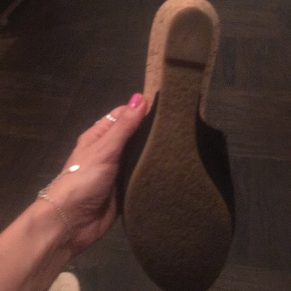 Nine West platform suede sandals size 6 1/2 - Picture 6 of 7